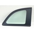 thumbnail image 2 of Black Molding Passenger Right Side Quarter Glass Quarter Window Compatible with Fiat 500 / 500C / 500e 2012-2019 Models, 2 of 4