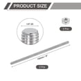 thumbnail image 2 of 1/4"-20 Fully Threaded Rod, 2Pcs 304 Stainless Steel 6" Long Threaded Screw, 2 of 7