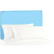 Skyline Furniture - Full Upholstered Headboard, Turquoise