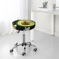 thumbnail image 7 of Balery Avocado With Glasses Velvet Round Bar Chair Cushion Cover Adjustable, Protects From Scratches And Stains, Soft & Washable Ideal For Wooden And Metal Stools - 14 Inch, 7 of 7