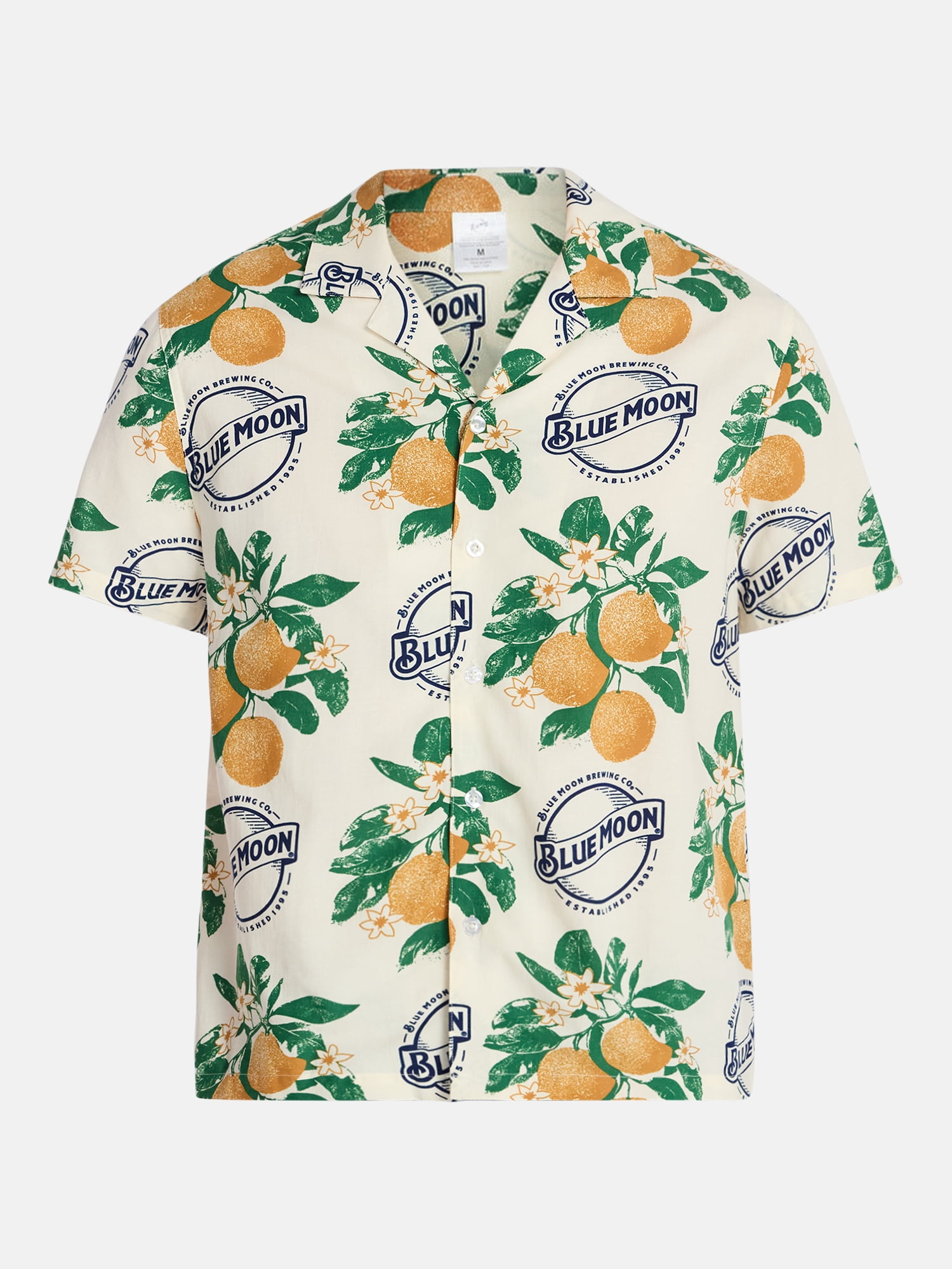 Blue Moon Men's and Big Men's Elevated Button Up with Short Sleeves, Sizes S-3XL