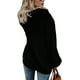 thumbnail image 4 of Sudadera con capucha de peluche XCF para mujer Manga larga lisa de otoño e invierno, 4 of 4