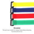 thumbnail image 3 of 10 Pieces Package Tie Pipe Luggage Bundle Strap Cable Tent Luggage Adhesive Pack Strap Portable Camping Packaging Storage String Rope Yellow, 3 of 9