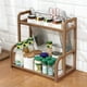thumbnail image 4 of Yhmxh Utensilios de cocina Estante de almacenamiento multifuncional de doble capa con base de plástico para condimentos de cocina, estante para guardar cuchillos Muebles para cocina, 4 of 6