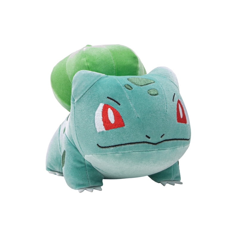 Pokemon Bulbasaur Select Velvet Plush - 8-inch Bulbasaur Plush with Unique Velvet Fabric