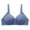 Blue, variant on Up to 50% off Full Coverage Bra, Xunlbb Women Bras Plus Size,Ladies Bra Soild Wire Free Underwear One-Piece Bra Everyday Cup Underwear(Black,XL)