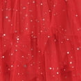 thumbnail image 5 of XAOFW Girls Skirts Layered Elegant Midi Length Star Moon Sequins Flowy Tutu Celebration Ball Gown Soft Comfortable Party Night Skirt, 5 of 7