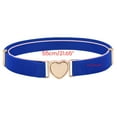 thumbnail image 3 of WINDLAND Elastic Waist Belt for Girls Kids Decorative Waist Cincher Heart Shaped Buckle Adjustable Dress Waistband for Children, 3 of 18