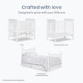 thumbnail image 6 of Piper 4 in 1 Convertible Mini Crib-Finish:White, 6 of 9