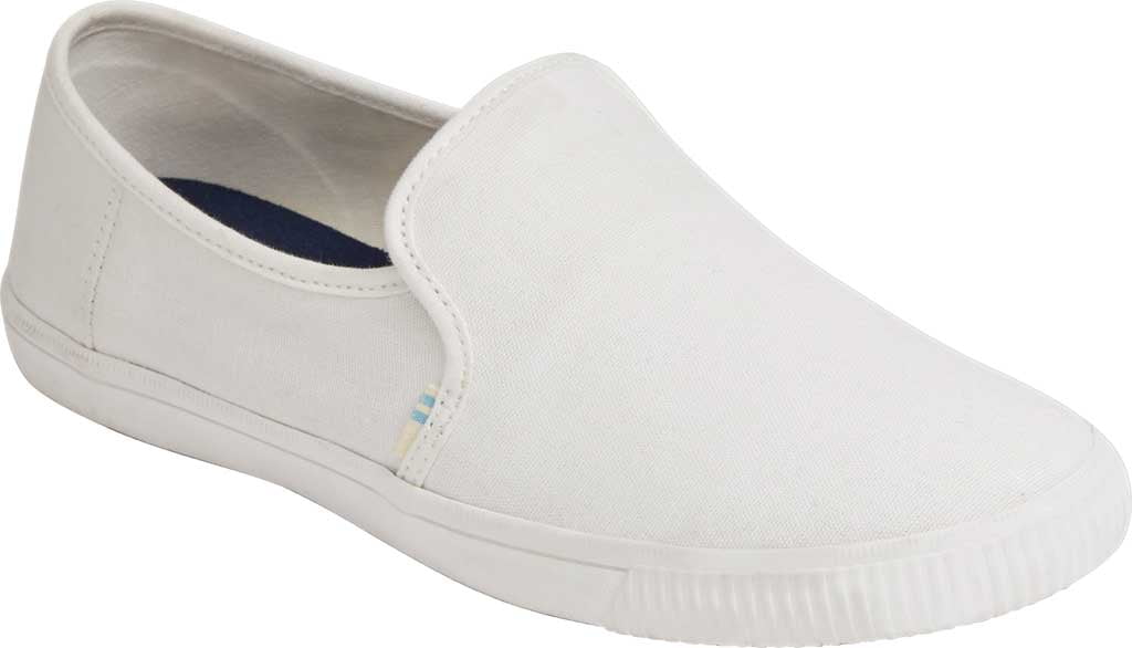 Women's TOMS Clemente Slip-On Sneaker White Canvas 7.5 M - Walmart.com