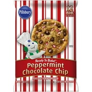 Pillsbury Ready to Bake! Peppermint Chocolate Chip Cookie Dough, 14 Oz.