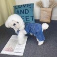 thumbnail image 5 of Dog Clothes Costumes,pet Jean Overalls Clothes Pet Fashion Pants, 5 of 5