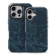 thumbnail image 2 of DesignSkinz Scratch-Resistant Hard Slim Case Compatible with iPhone 14 Pro Max (Compatible with MagSafe) - Stylish Topographic, 2 of 9