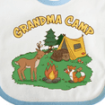 thumbnail image 4 of Inktastic Grandma Camp With Camping Animals Boys or Girls Baby Bib, 4 of 4