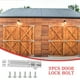 thumbnail image 2 of Bearachild 2x pestillo de cerradura de acero inoxidable plateado para puertas correderas pestillo de cerradura de puerta de fácil instalación y Conjuntos de muebles de dormitorio, 2 of 6