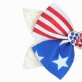 thumbnail image 5 of TOWED22 Hair Bows for Girls, White Bow Hair Clips, 4th of July Sequin Hair Bow Alligator Clip, Sparkly Cheer Barrettes Hairpins for Girls Kids Teens Children(Red), 5 of 6