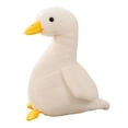 thumbnail image 3 of Jifengmusical - 2 muñecos de peluche para sofá, diseño de pato, para bebé 30cm Blanco 40cm Negro, 3 of 9