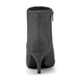thumbnail image 3 of Unique Bargains Women's Pointed Toe Zip Stiletto Ankle Boots, 3 of 8