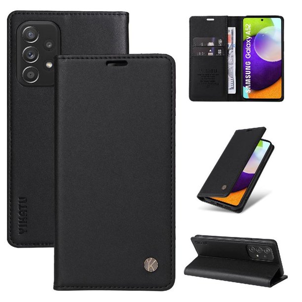Funda para Samsung Galaxy A52S 5G Estuche de Cuero PU Tipo Cartera con Ranuras para Tarjetas y Cierre Magnético