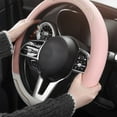 thumbnail image 6 of kkbbma under $5 Leather Car Steering Wheel Cover, Full Surround Car Wheel Cover with Anti-Slip Lining, Breathable, Safety, for Steering Wheel, 6 of 9
