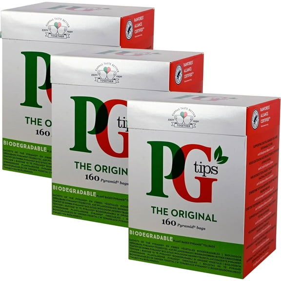 Pg Tips Tea Bags,160 Bags 3pk - 480 Teabags Total.