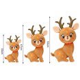 thumbnail image 6 of shenmeida Deer Stuffed Plush Toy Adorable Plush Toy Floppy Soft Stuffed Animal Cute Birthday for Boys Girls Kids Toddlers, 6 of 8