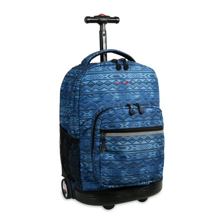 J World Sunrise Rolling Backpack (Best Rolling Backpacks For Adults)