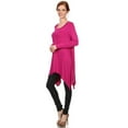 thumbnail image 3 of Women's Trendy Style Long Sleeves Solid Tunic Top, 3 of 4