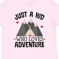 thumbnail image 4 of Inktastic Just a Kid Who Loves Adventure Boys or Girls Toddler T-Shirt, 4 of 5