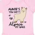 thumbnail image 4 of Inktastic Auntie's You Say Alpaca My Bags Boys or Girls Baby Bodysuit, 4 of 5
