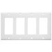 thumbnail image 2 of Morris Products 81141 Lexan Wall Plates 4 Gang Decorator - GFCI White, 2 of 2