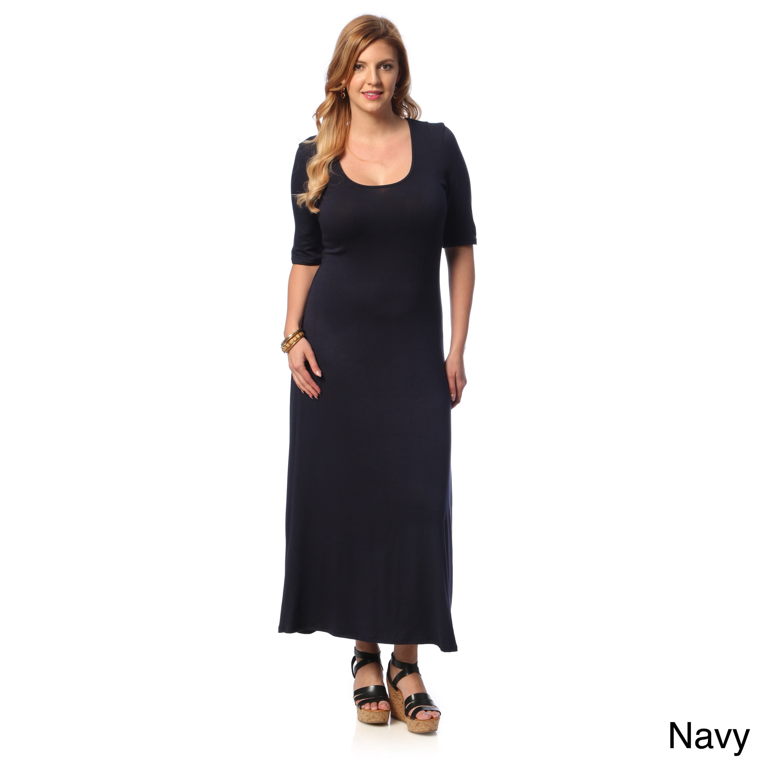 24/7 Comfort PlusWomen's Plus Size Maxi Dress