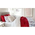thumbnail image 2 of Lush Decor 100% Polyester Mirabelle Watercolor Floral Reversible Quilt Blue/Coral 3Pc Set Full/Queen, 2 of 7