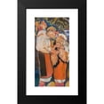 thumbnail image 2 of Kazimierz Sichulski 14x24 Black Modern Framed Museum Art Print Titled - Palm Sunday - Triptych. Hutsul Girls (1906), 2 of 5