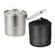 thumbnail image 4 of Olla para acampar al aire libre con tapa, olla para sopa de camping con bolsa de almacenamiento para mochileros, barbacoas, senderismo, picnic y super, 4 of 9