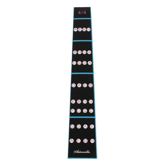4/4 Violon Fiddle Finger Guide Fingerboard Sticker 脡tiquette Intonation Chart Fretboard Marker for Beginners Practice