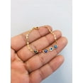 thumbnail image 2 of Newborn Baby/Childrens Boys/Girls Gold Filled Evil Eye Baby Bracelet Luck Valentino Link / Pulsera Mal de Ojo Pra Ninos Mujeres Hombres Oro Laminado, 2 of 11