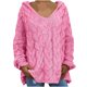 thumbnail image 2 of Puntoco-suéter holgado a la moda para mujer, suéter de manga larga con capucha de Color de talla grande, tops, liquidación de Navidad Puntoco Puntoco-2050, 2 of 7