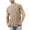Khaki, variant on Product Category Men T Shirts - Product Title Summer Men's Round Neck Pocket Casual Comfort Skin-Friendly Tee