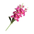thumbnail image 2 of 1Bunch Artificial Delphinium Flowers Faux Snapdragon Flowers Fake Silk Flowers with Stems for Wedding Bouquet Home Party Garden Outdoor Decor, European Style New Bunch Of Artificial Flowers, Purple, 2 of 5