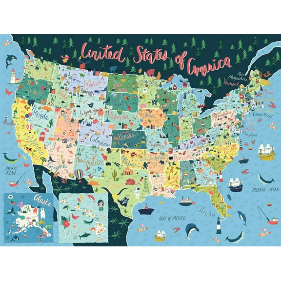 United States Map Puzzle