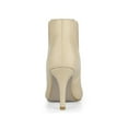 thumbnail image 3 of Unique Bargains Women's Pointed Toe Stiletto Heel Chelsea Boots, 3 of 8