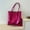 rose, variant on Women Crossbody Bag Luxury Designer PU Shoulder Bag Solid Color Glossy Patent Leather Simple Female Commuter Handbag Shopper Bag