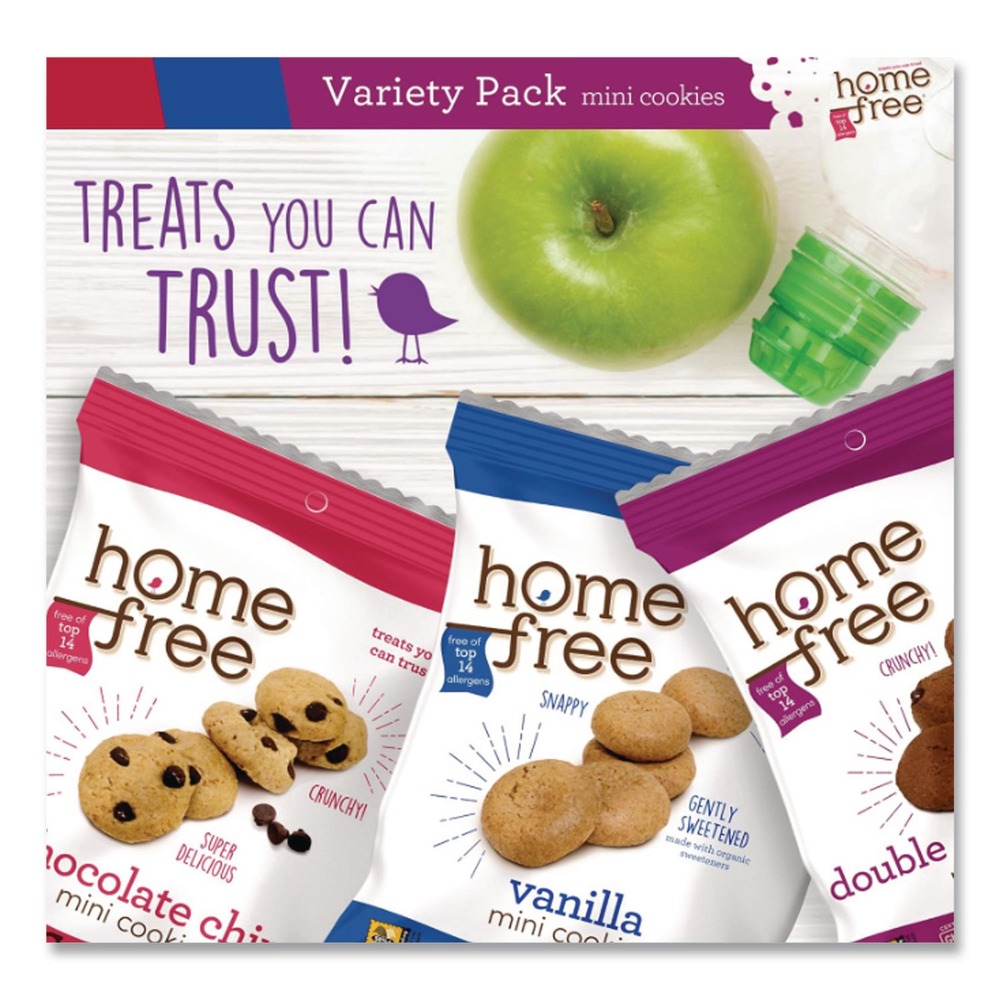 1.1 oz/0.95 oz/1.1 oz Gluten Free Mini Cookies Variety Pack (30/Carton)