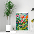 thumbnail image 3 of Playful Paradise of Blooms - Enchanting Whimsical Gardens Canvas & Poster Prints - Enhance Your Living Space, 3 of 4