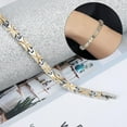 thumbnail image 4 of Pulsera de acero inoxidable, pulsera de acero inoxidable para mujer, joyería, pulsera para mujer, mayor durabilidad, 4 of 11