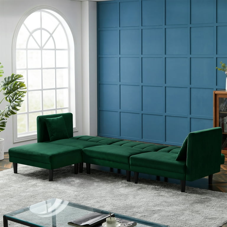 Green sleeper on sale sofa queen