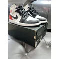 thumbnail image 4 of Size 8.5- A i r-Jor-dan 1 SE Mid Red Black Toe Like New..tried On, 4 of 6