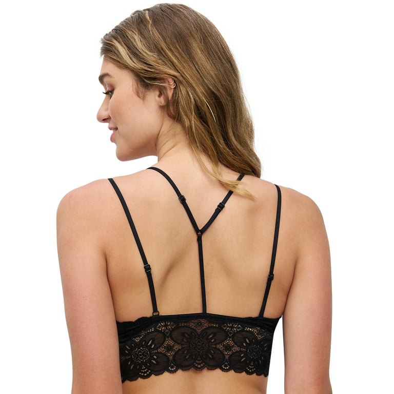 BLAKE & CO. Juniors' Lace Strappy Racerback Pullover Bralette , Sizes S - 3X