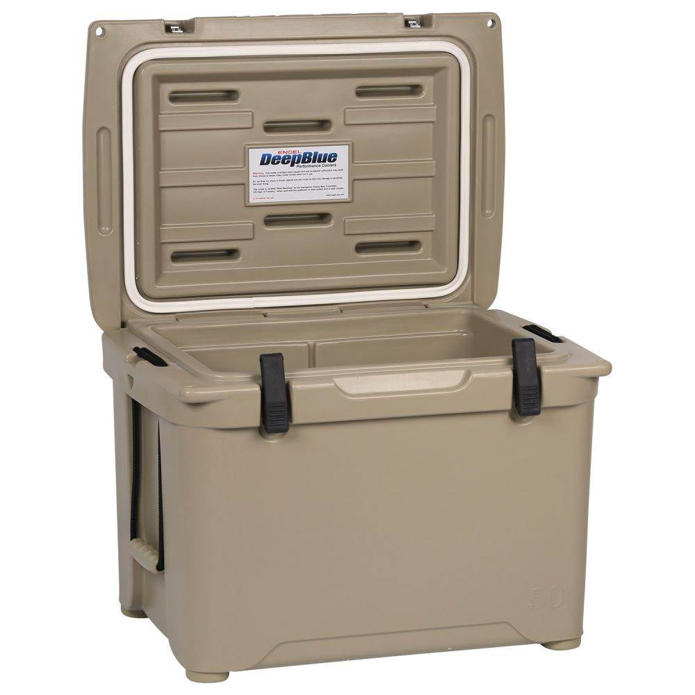 Engel Coolers ENG50 48 Quart 60 Can High Performance Roto Molded Cooler Tan 